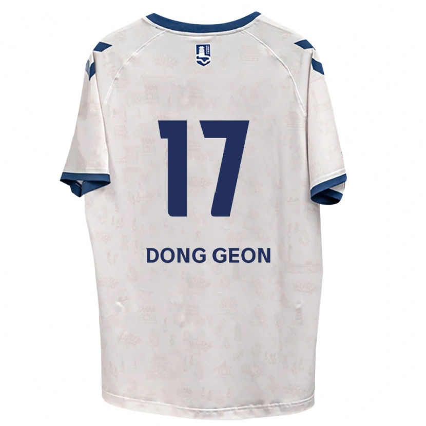 Danxen Dames Dong-Geon No #17 Koninklijk Blauw Wit Uitshirt Uittenue 2026/27 T-Shirt