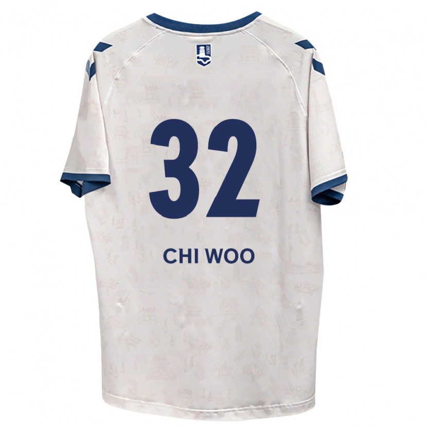 Danxen Dames Chi-Woo An #32 Koninklijk Blauw Wit Uitshirt Uittenue 2026/27 T-Shirt