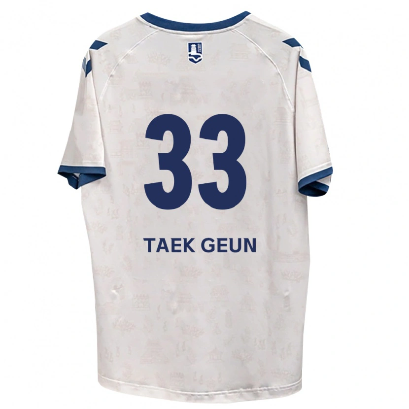 Danxen Dames Taek-Geun Lee #33 Koninklijk Blauw Wit Uitshirt Uittenue 2026/27 T-Shirt