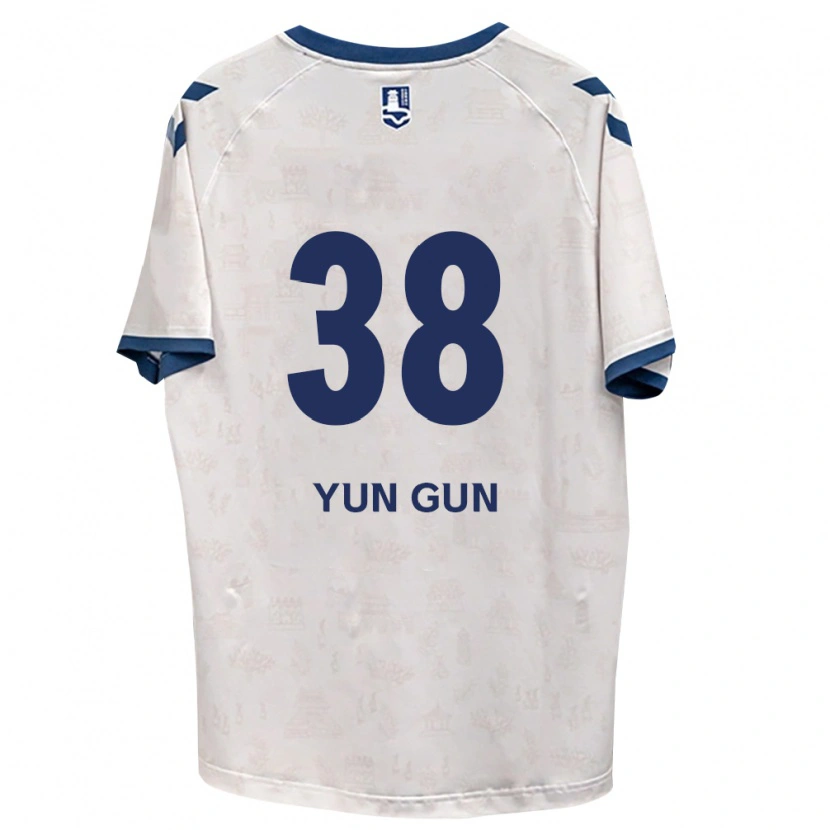 Danxen Dames Yun-Gun Lee #38 Koninklijk Blauw Wit Uitshirt Uittenue 2026/27 T-Shirt