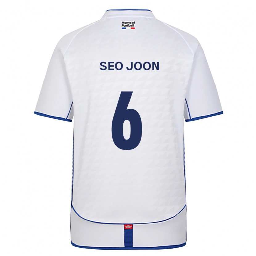 Danxen Dames Seo-Joon Bae #6 Zwart Wit Rood Uitshirt Uittenue 2026/27 T-Shirt