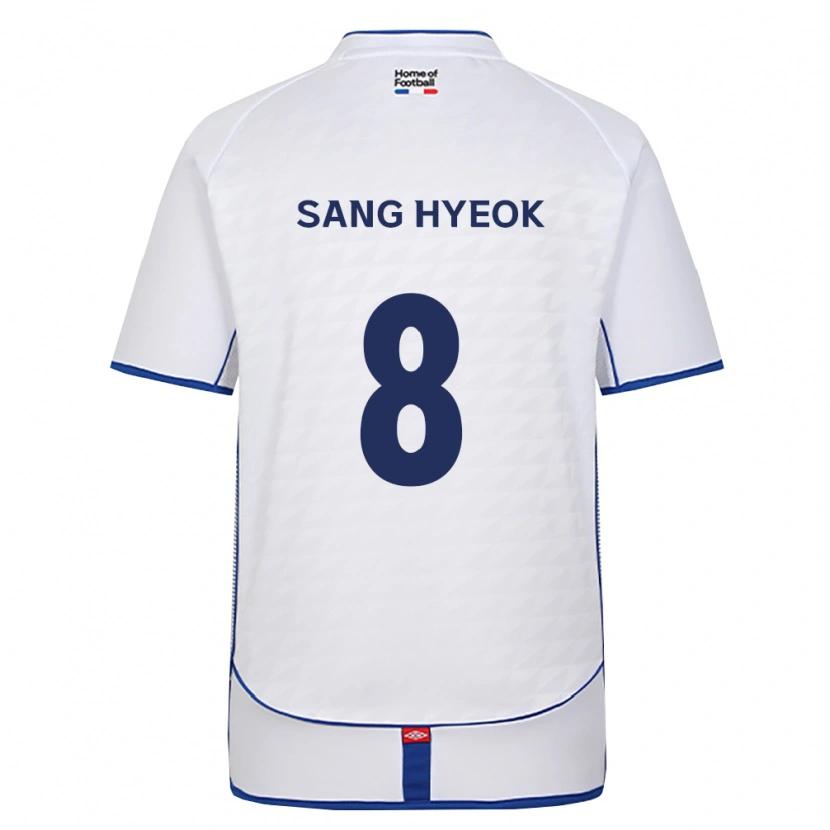 Danxen Dames Sang-Hyeok Park #8 Zwart Wit Rood Uitshirt Uittenue 2026/27 T-Shirt