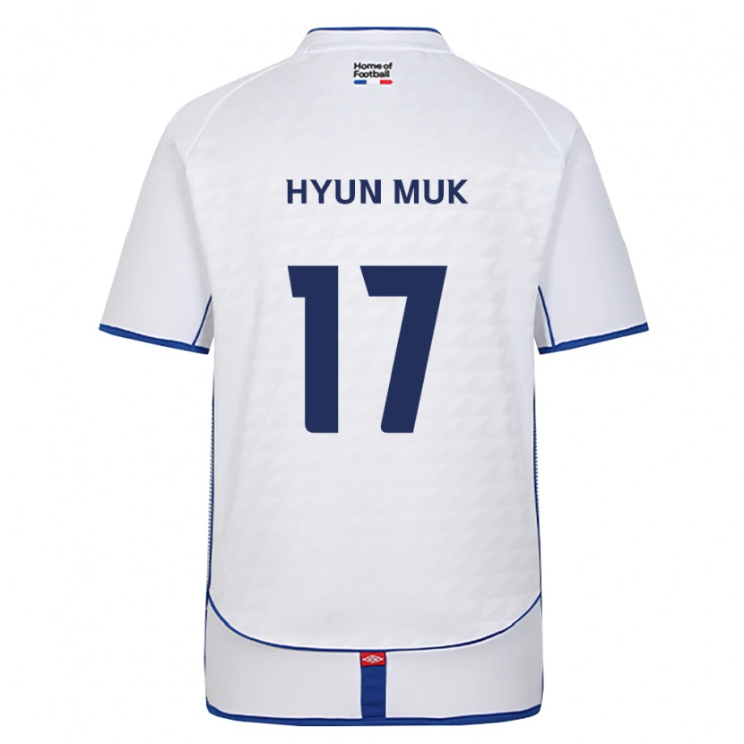 Danxen Dames Hyun-Muk Kang #17 Zwart Wit Rood Uitshirt Uittenue 2026/27 T-Shirt