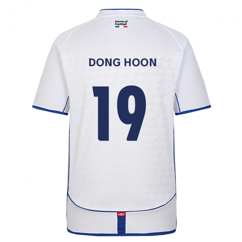 Danxen Dames Dong-Hoon Kim #19 Zwart Wit Rood Uitshirt Uittenue 2026/27 T-Shirt