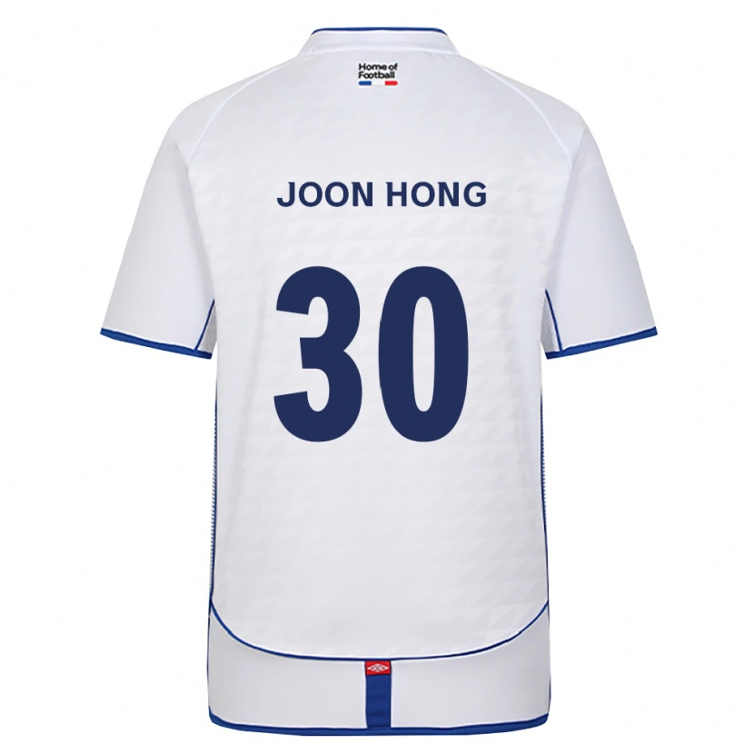 Danxen Dames Joon-Hong Kim #30 Zwart Wit Rood Uitshirt Uittenue 2026/27 T-Shirt