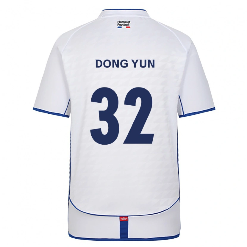 Danxen Dames Dong-Yun Jeong #32 Zwart Wit Rood Uitshirt Uittenue 2026/27 T-Shirt