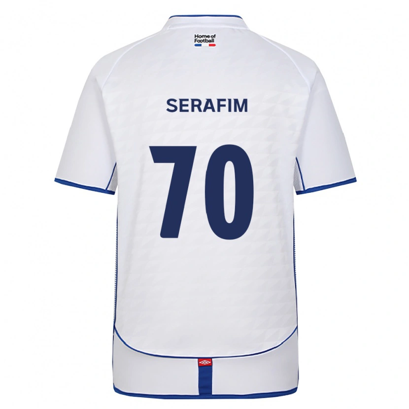 Danxen Dames Matheus Serafim #70 Zwart Wit Rood Uitshirt Uittenue 2026/27 T-Shirt