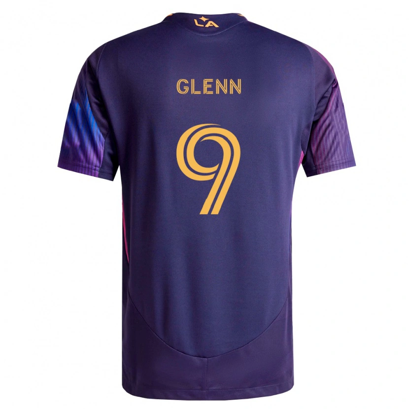 Danxen Dames Jordan Glenn #9 Diep Paars Geel Uitshirt Uittenue 2026/27 T-Shirt
