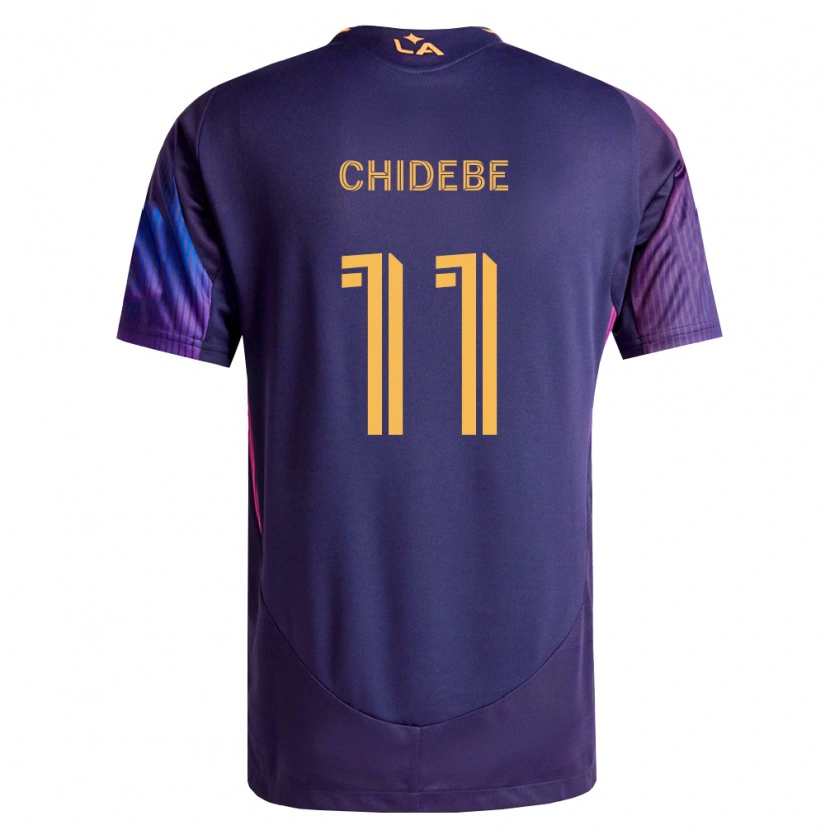 Danxen Dames Ikenna Chidebe #11 Diep Paars Geel Uitshirt Uittenue 2026/27 T-Shirt
