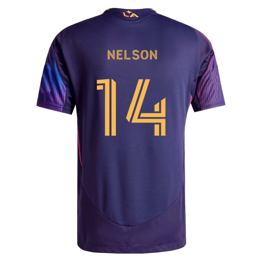 Danxen Dames John Nelson #14 Diep Paars Geel Uitshirt Uittenue 2026/27 T-Shirt