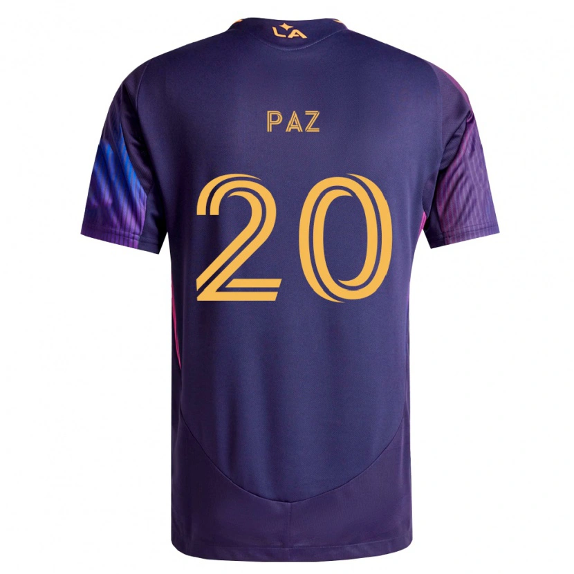 Danxen Dames Jaiden Paz #20 Diep Paars Geel Uitshirt Uittenue 2026/27 T-Shirt