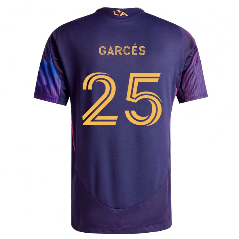 Danxen Dames Carlos Garcés #25 Diep Paars Geel Uitshirt Uittenue 2026/27 T-Shirt