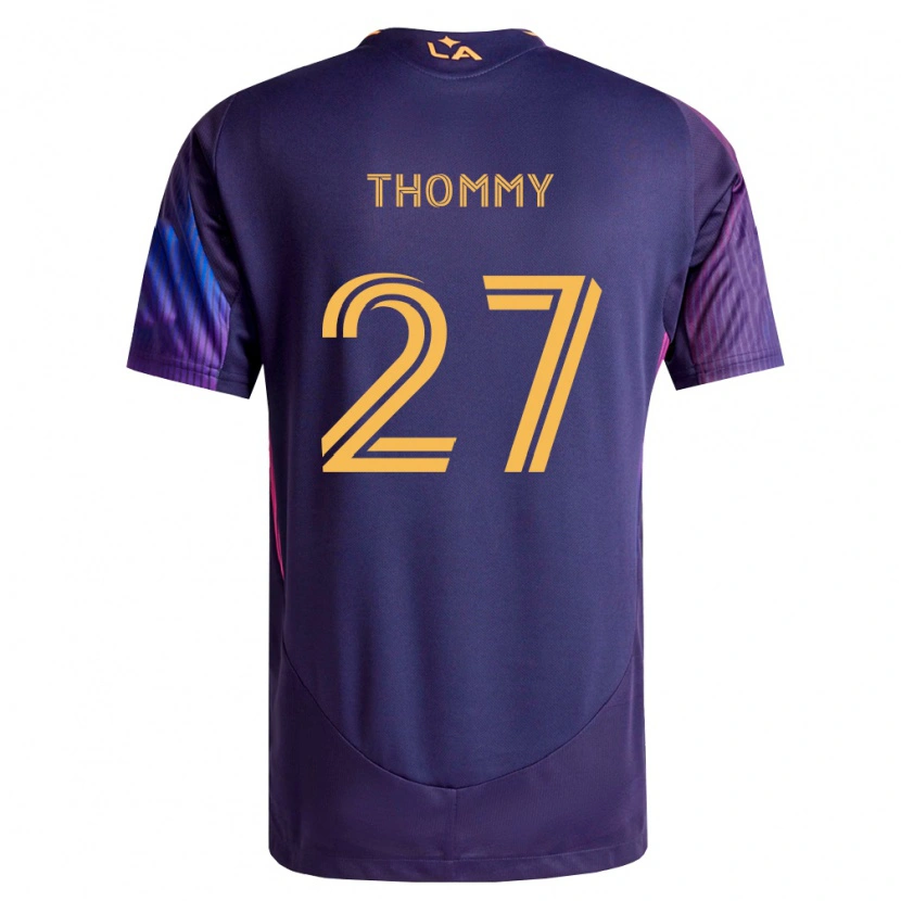 Danxen Dames Erik Thommy #27 Diep Paars Geel Uitshirt Uittenue 2026/27 T-Shirt