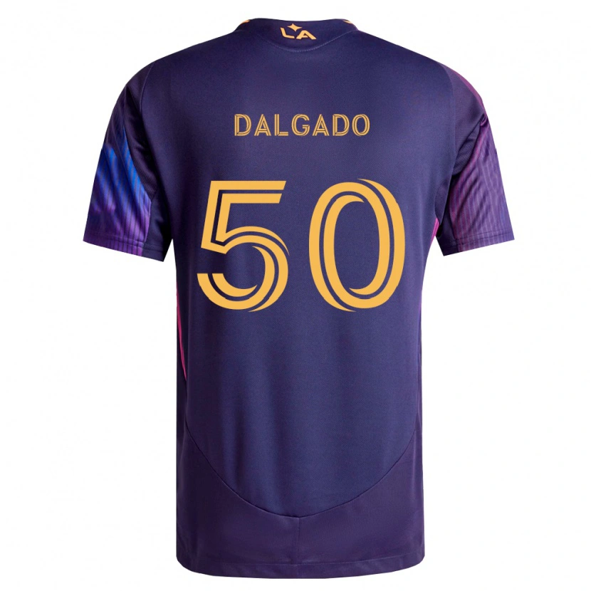 Danxen Dames Riley Dalgado #50 Diep Paars Geel Uitshirt Uittenue 2026/27 T-Shirt