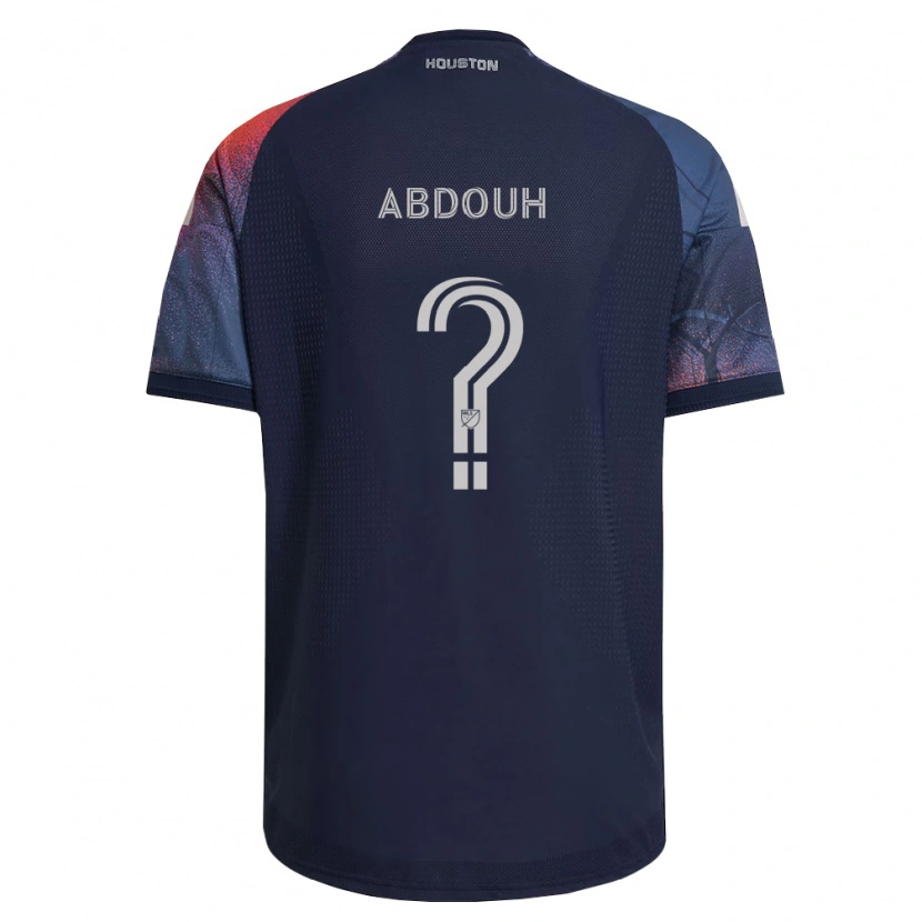 Danxen Dames Adam Abdouh #0 Diep Blauw Wit Oranje Uitshirt Uittenue 2026/27 T-Shirt