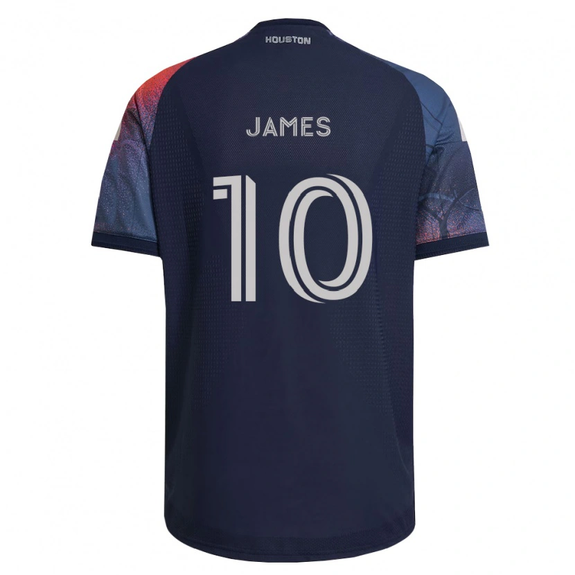 Danxen Dames Peyton James #10 Diep Blauw Wit Oranje Uitshirt Uittenue 2026/27 T-Shirt