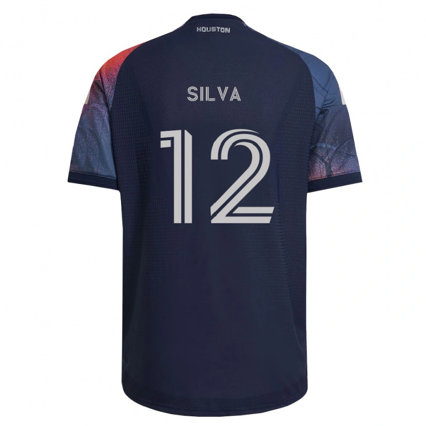 Danxen Dames Vinicius Silva #12 Diep Blauw Wit Oranje Uitshirt Uittenue 2026/27 T-Shirt