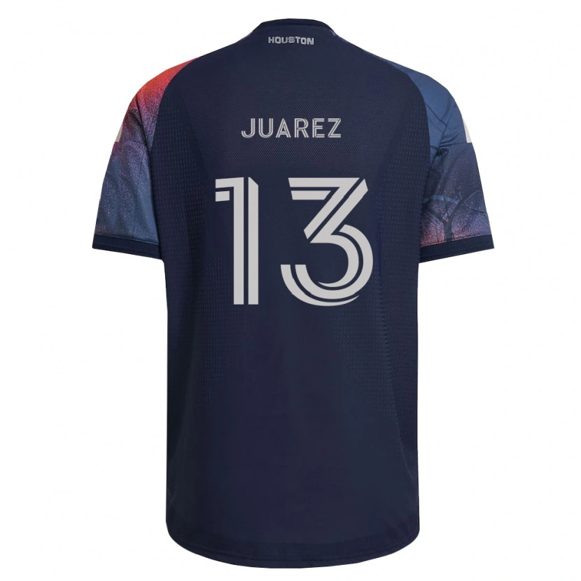 Danxen Dames Jathan Juarez #13 Diep Blauw Wit Oranje Uitshirt Uittenue 2026/27 T-Shirt
