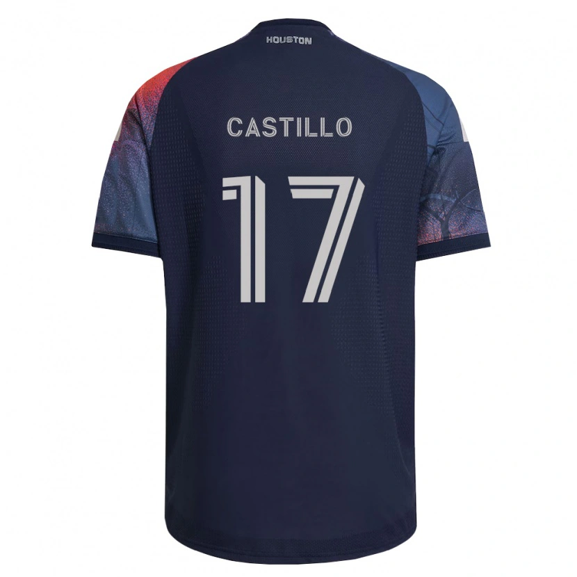 Danxen Dames Joyner Castillo #17 Diep Blauw Wit Oranje Uitshirt Uittenue 2026/27 T-Shirt