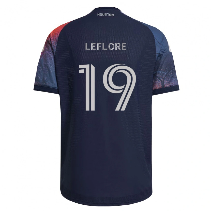 Danxen Dames Isaiah Leflore #19 Diep Blauw Wit Oranje Uitshirt Uittenue 2026/27 T-Shirt