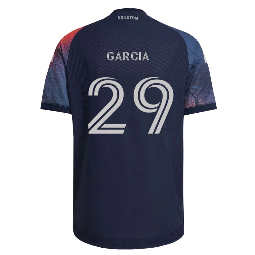 Danxen Dames David Garcia #29 Diep Blauw Wit Oranje Uitshirt Uittenue 2026/27 T-Shirt