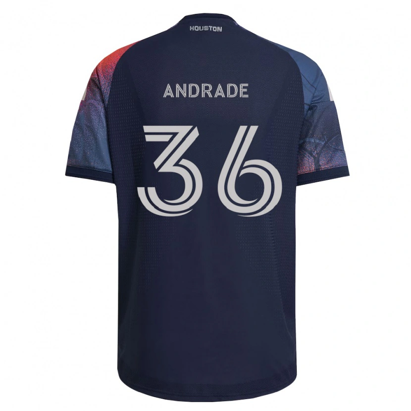 Danxen Dames Felipe Andrade #36 Diep Blauw Wit Oranje Uitshirt Uittenue 2026/27 T-Shirt