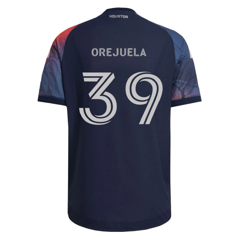 Danxen Dames Jesus Orejuela #39 Diep Blauw Wit Oranje Uitshirt Uittenue 2026/27 T-Shirt