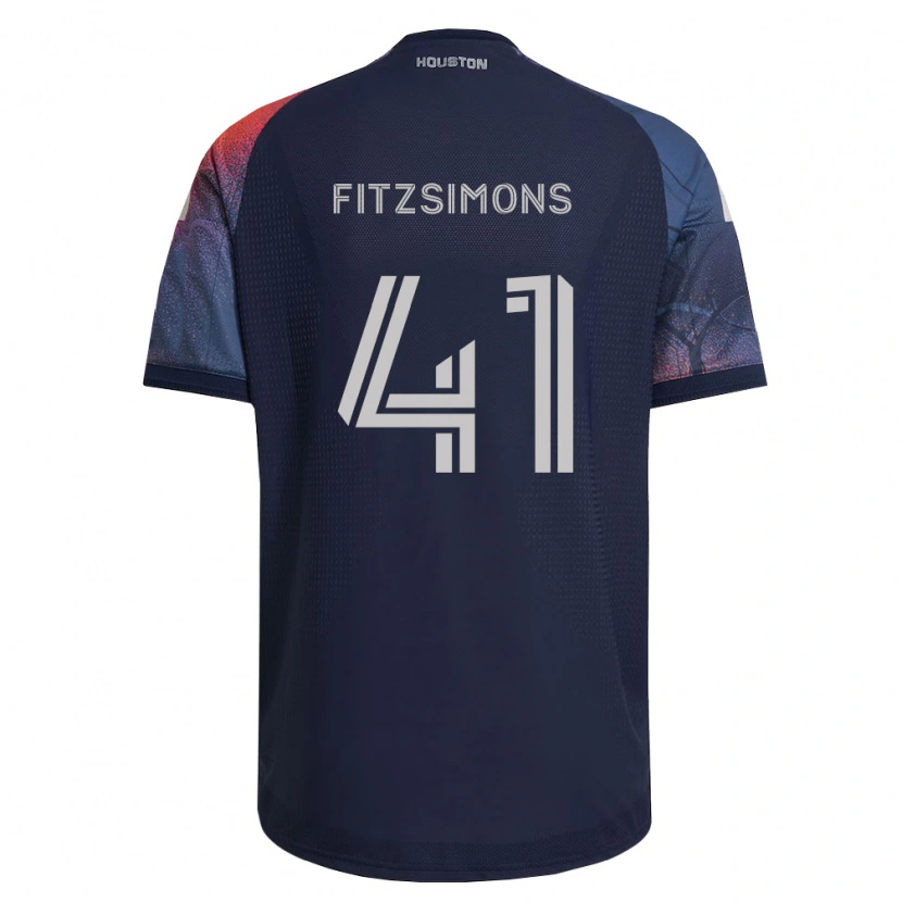 Danxen Dames Brogan Fitzsimons #41 Diep Blauw Wit Oranje Uitshirt Uittenue 2026/27 T-Shirt