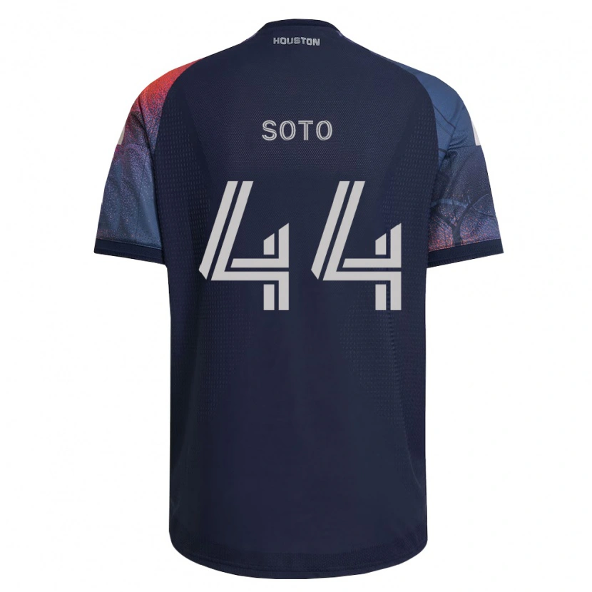 Danxen Dames Ezekiel Soto #44 Diep Blauw Wit Oranje Uitshirt Uittenue 2026/27 T-Shirt