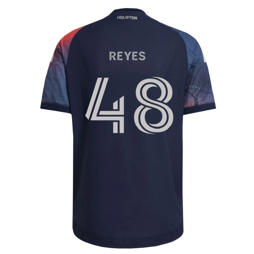 Danxen Dames Dylan Reyes #48 Diep Blauw Wit Oranje Uitshirt Uittenue 2026/27 T-Shirt