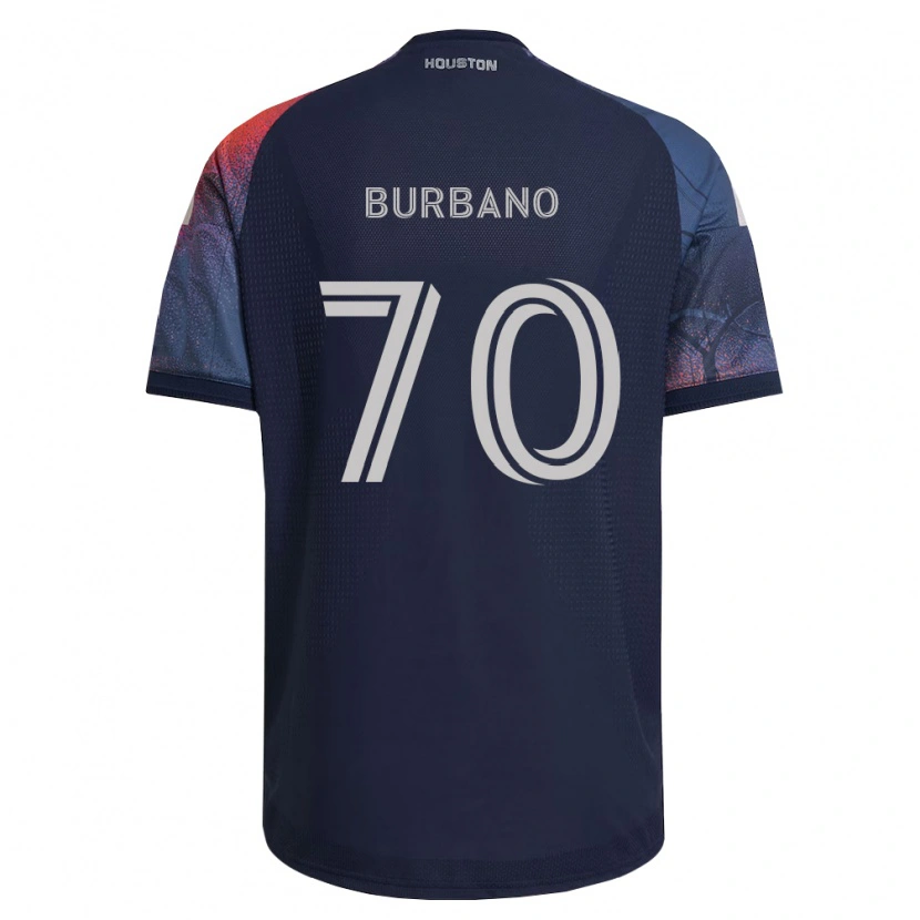 Danxen Dames Jordy Burbano #70 Diep Blauw Wit Oranje Uitshirt Uittenue 2026/27 T-Shirt