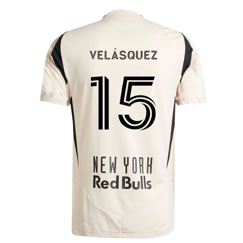 Danxen Dames Eric Velásquez #15 Off-White Rood Zwart Uitshirt Uittenue 2026/27 T-Shirt