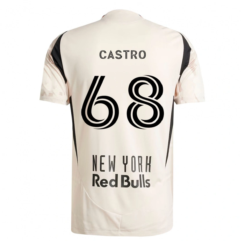 Danxen Dames Bradley Castro #68 Off-White Rood Zwart Uitshirt Uittenue 2026/27 T-Shirt