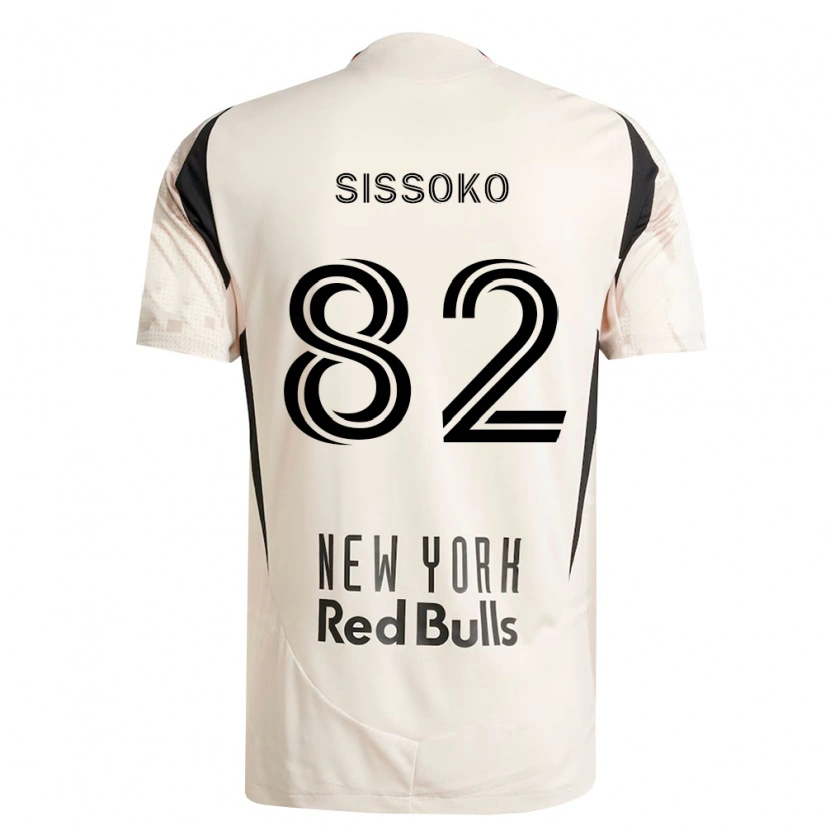 Danxen Dames Makan Sissoko #82 Off-White Rood Zwart Uitshirt Uittenue 2026/27 T-Shirt