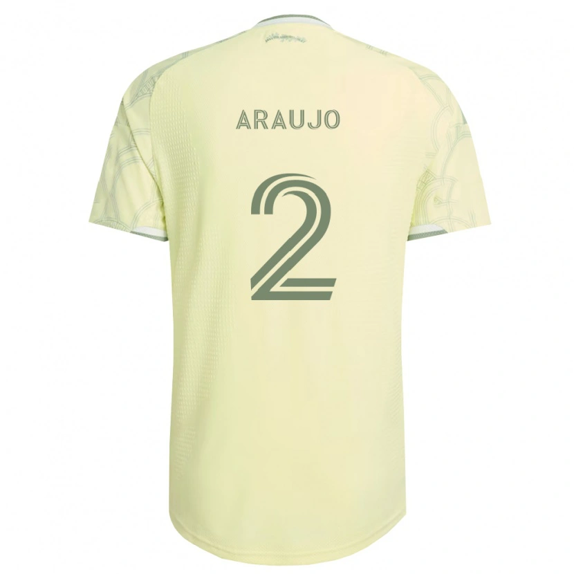 Danxen Dames Miguel Araujo #2 Beige Wit Uitshirt Uittenue 2026/27 T-Shirt