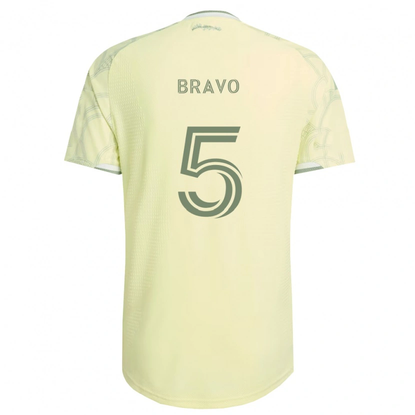 Danxen Dames Claudio Bravo #5 Beige Wit Uitshirt Uittenue 2026/27 T-Shirt