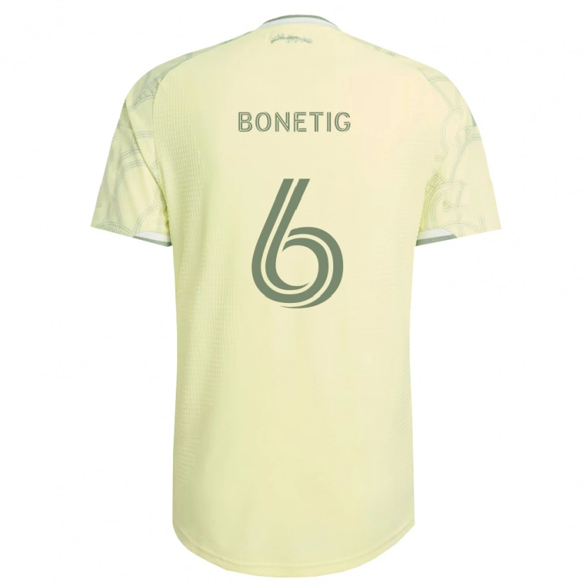 Danxen Dames Alex Bonetig #6 Beige Wit Uitshirt Uittenue 2026/27 T-Shirt