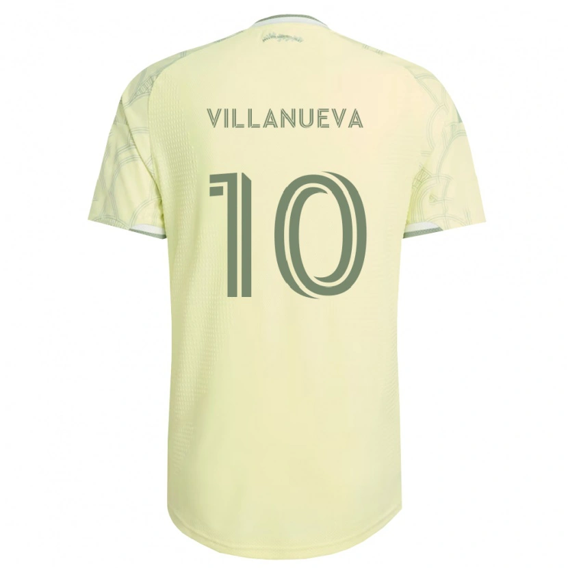 Danxen Dames Jordan Villanueva #10 Beige Wit Uitshirt Uittenue 2026/27 T-Shirt