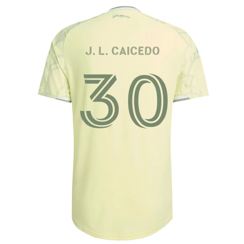 Danxen Dames José Caicedo #30 Beige Wit Uitshirt Uittenue 2026/27 T-Shirt