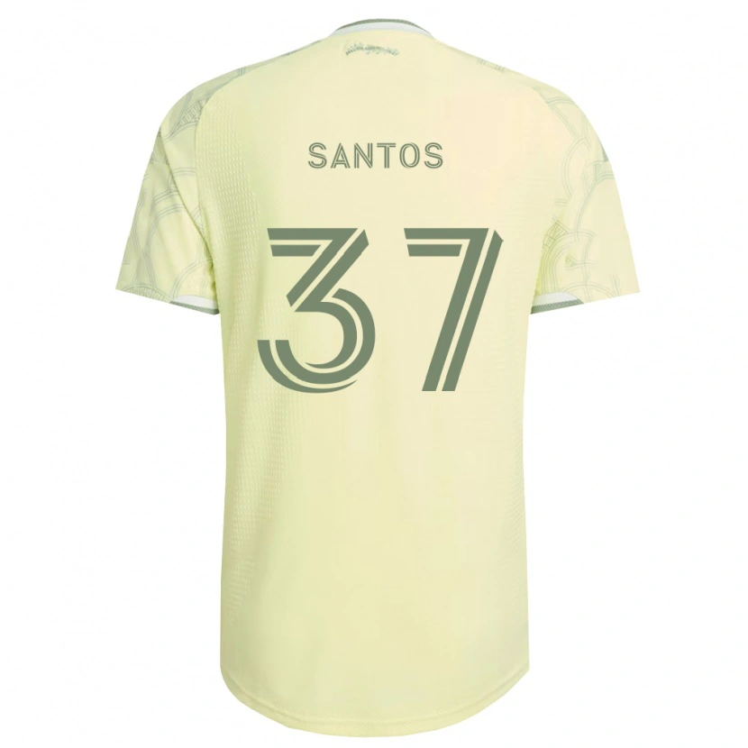 Danxen Dames Noah Santos #37 Beige Wit Uitshirt Uittenue 2026/27 T-Shirt