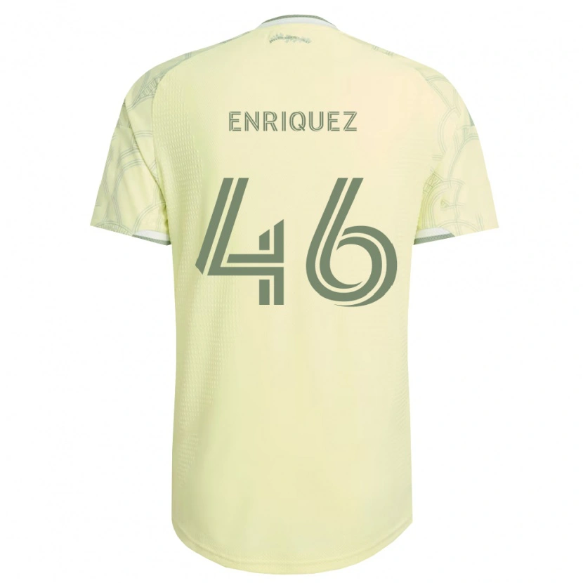 Danxen Dames Adolfo Enríquez #46 Beige Wit Uitshirt Uittenue 2026/27 T-Shirt