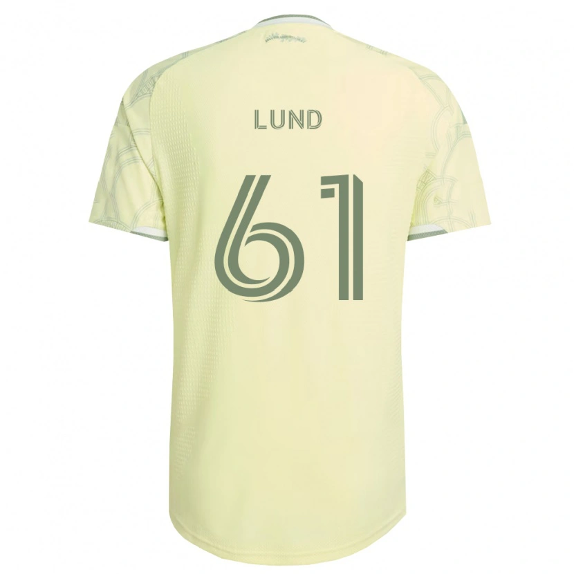 Danxen Dames Nicklas Lund #61 Beige Wit Uitshirt Uittenue 2026/27 T-Shirt