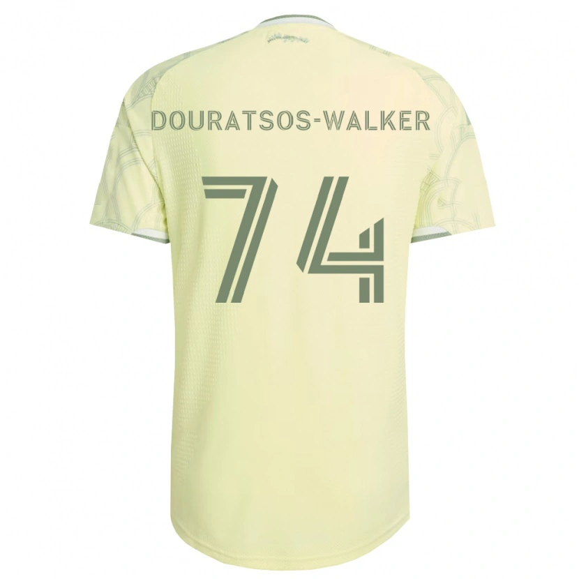 Danxen Dames Elias Douratsos-Walker #74 Beige Wit Uitshirt Uittenue 2026/27 T-Shirt