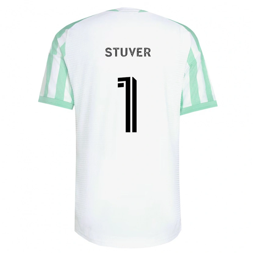 Danxen Dames Brad Stuver #1 Lichtgroen Zwart Wit Uitshirt Uittenue 2026/27 T-Shirt