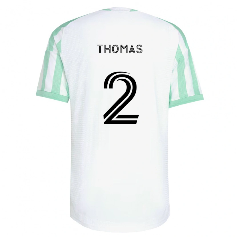 Danxen Dames Riley Thomas #2 Lichtgroen Zwart Wit Uitshirt Uittenue 2026/27 T-Shirt