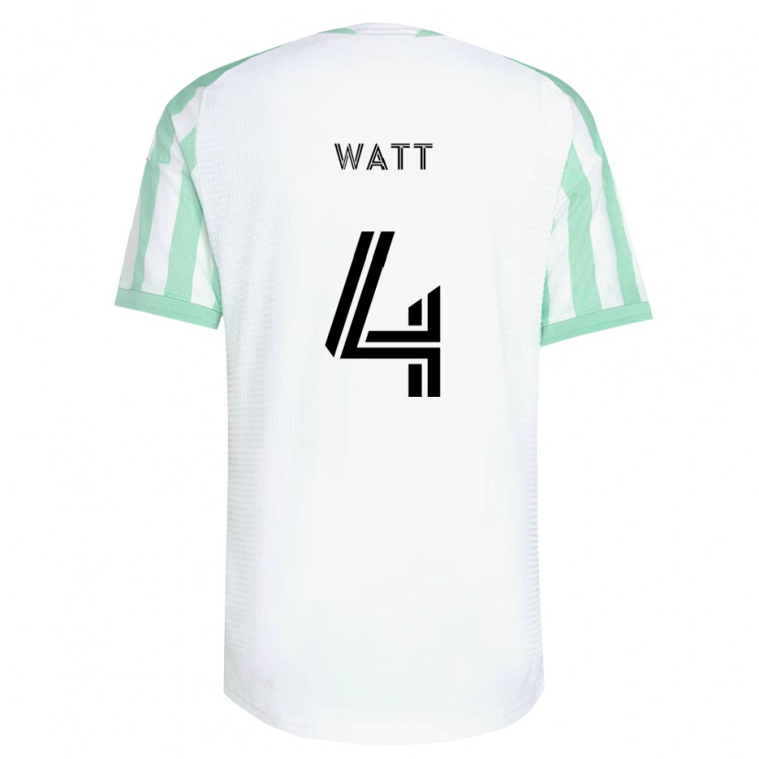Danxen Dames Evan Watt #4 Lichtgroen Zwart Wit Uitshirt Uittenue 2026/27 T-Shirt
