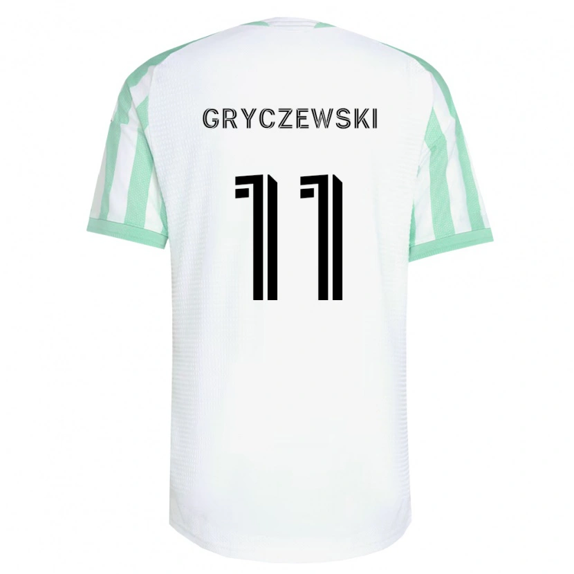 Danxen Dames Patrick Gryczewski #11 Lichtgroen Zwart Wit Uitshirt Uittenue 2026/27 T-Shirt