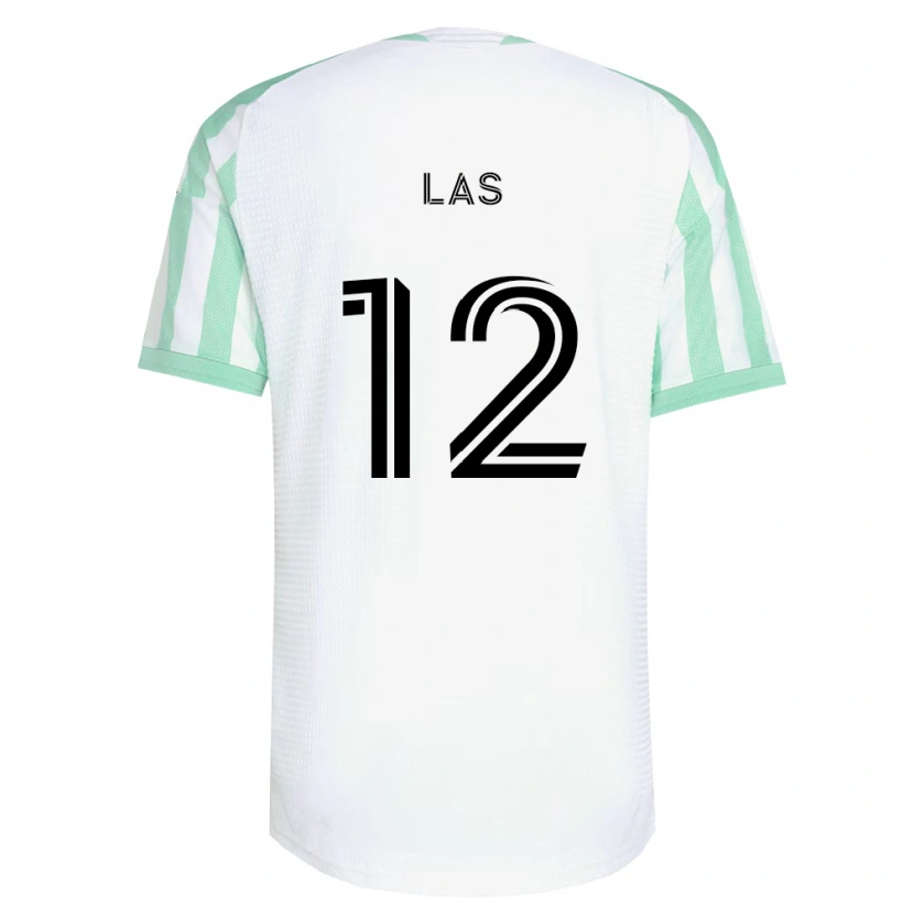 Danxen Dames Damian Las #12 Lichtgroen Zwart Wit Uitshirt Uittenue 2026/27 T-Shirt