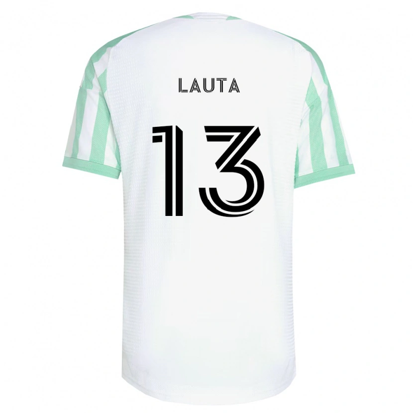 Danxen Dames Erik Lauta #13 Lichtgroen Zwart Wit Uitshirt Uittenue 2026/27 T-Shirt
