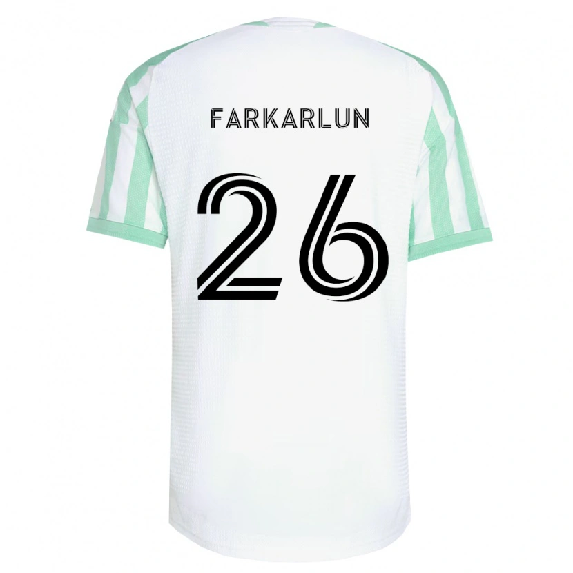 Danxen Dames Jimmy Farkarlun #26 Lichtgroen Zwart Wit Uitshirt Uittenue 2026/27 T-Shirt